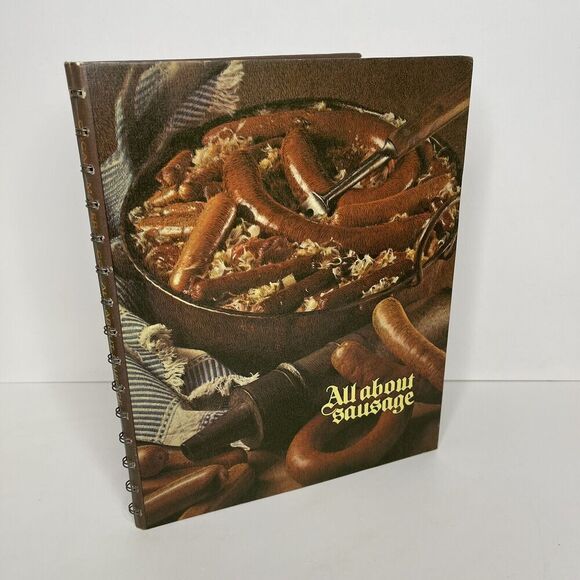 All About Sausage Recipe Book Oscar Mayer‎ Ellen Edwards 1973 Spiral Bound - Picture 1 of 7